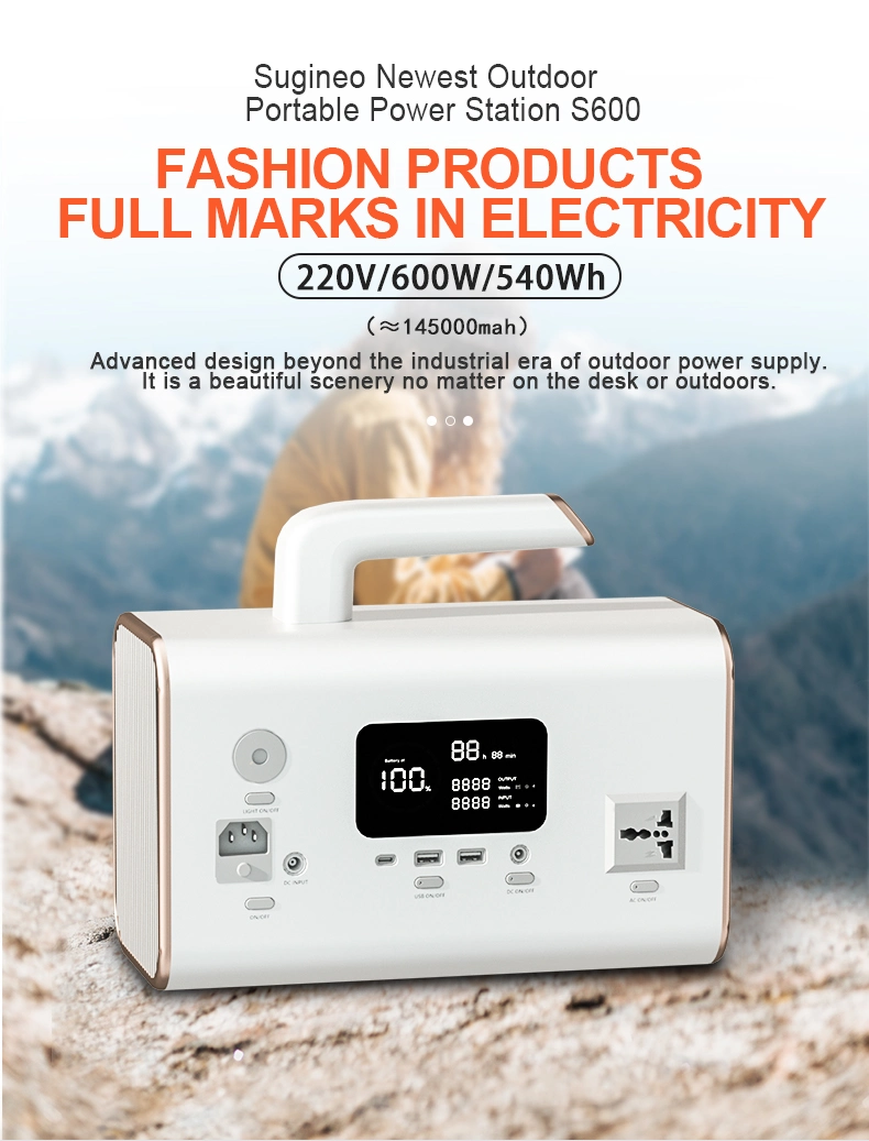 Multifunctional AC DC Fast Charge Mobile Power Station