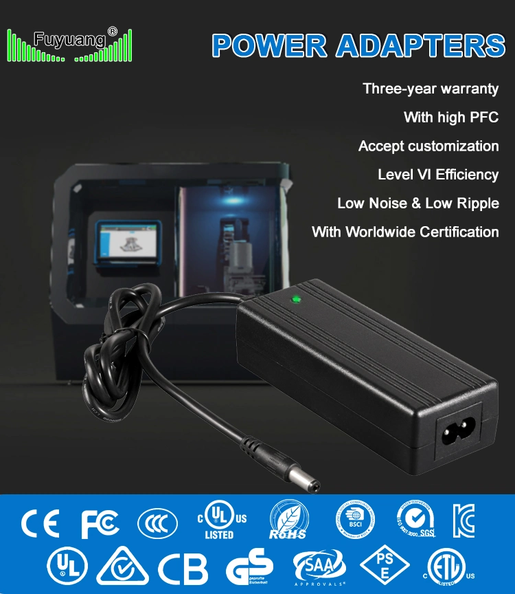 Fuyuang Level VI Energy Efficiency Desktop Output 12V 3A Power Adapter