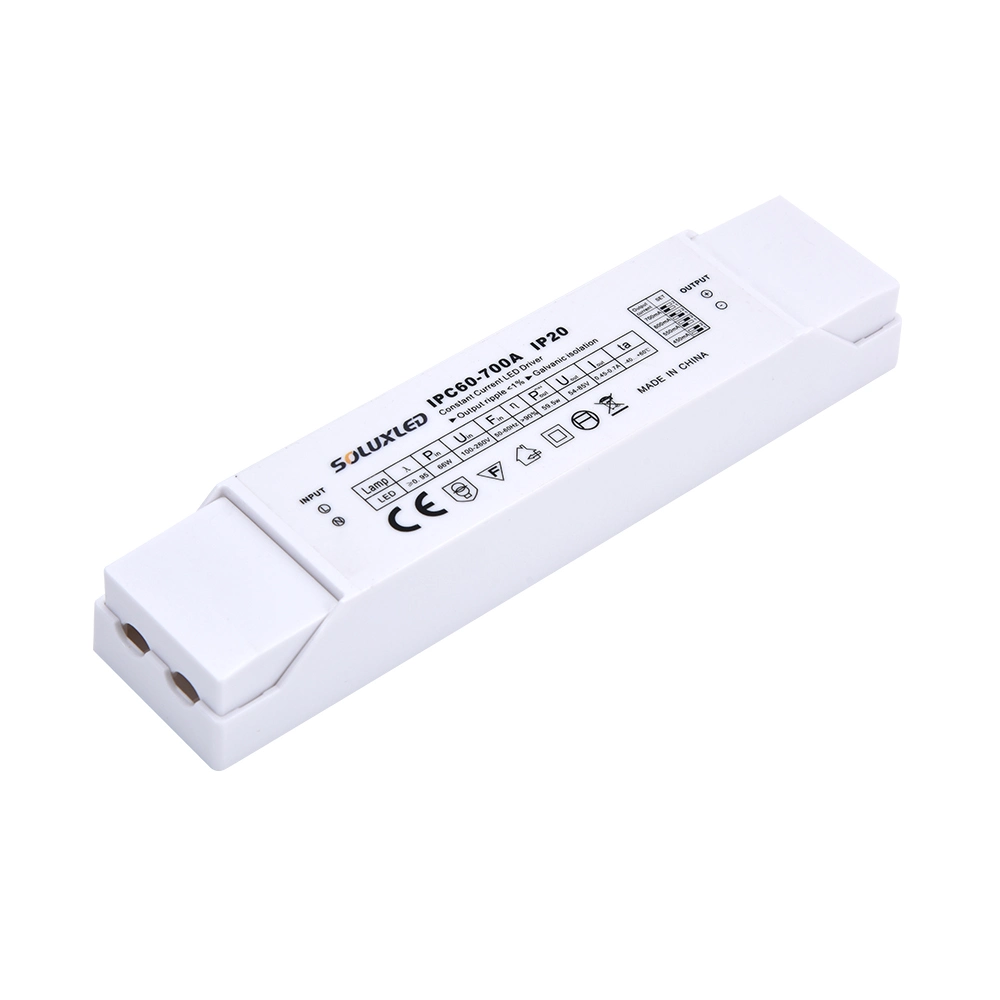 60W High Power LED Driver Circuit DIP Push Current Adjustment Flicker Free