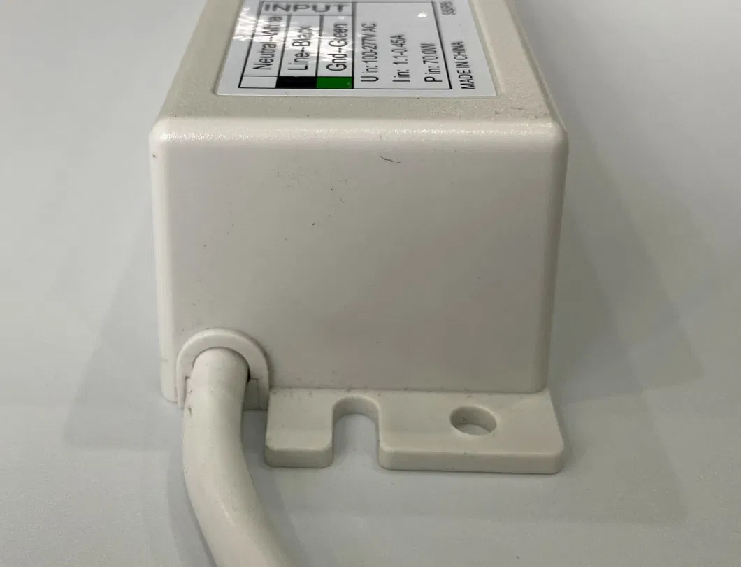 12V 24V 36V 48V Single Output Compact Plastic Case Constant Voltage Pln-60-12-P Waterproof LED Power Supply LED Driver with CE UL FCC for Outdoor LED Lighting
