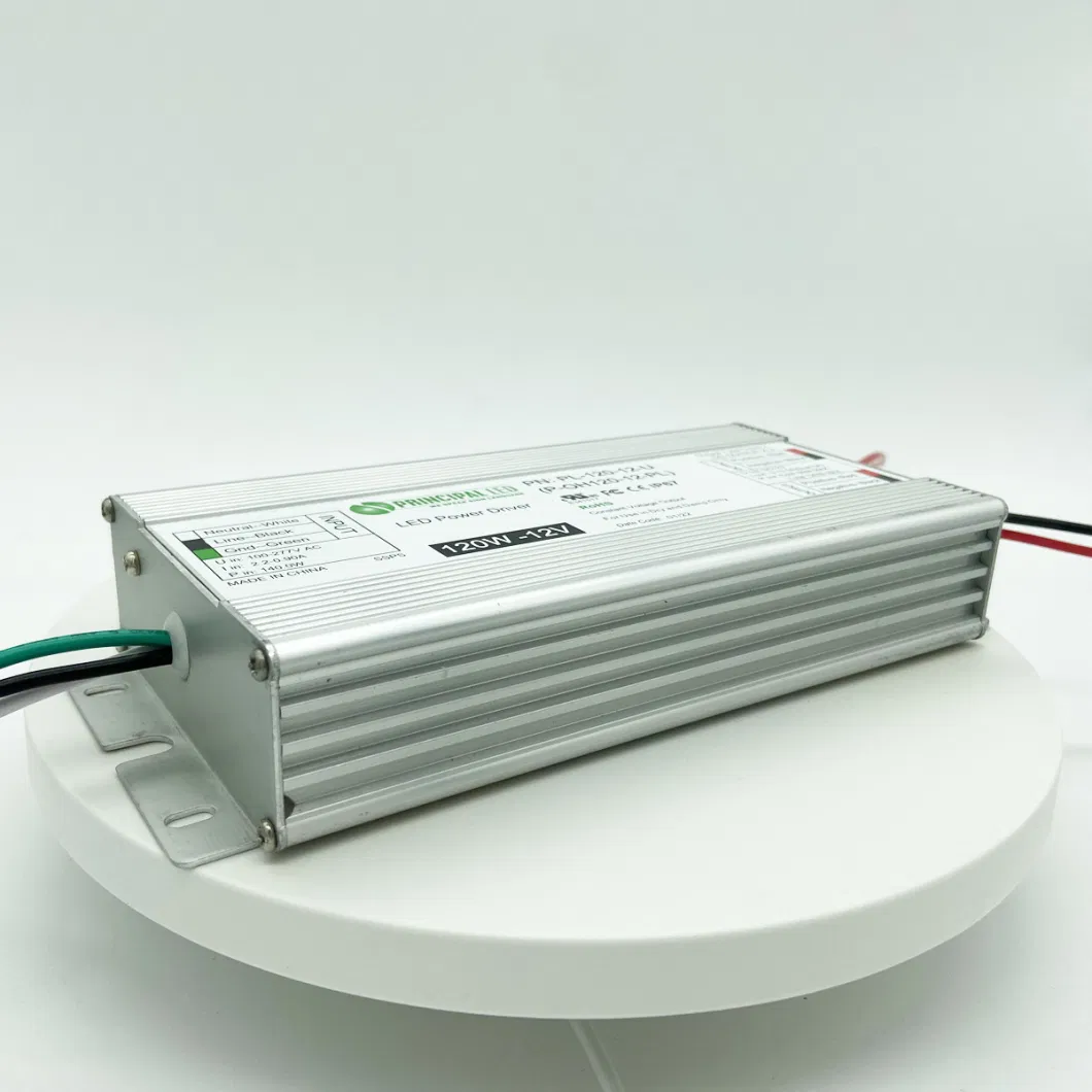 IP67 Waterproof 120W12V Switching Power Supply Dual Output Constant Voltage Pln-120W LED Driver for Outdoor Sign Electrical Static Converters