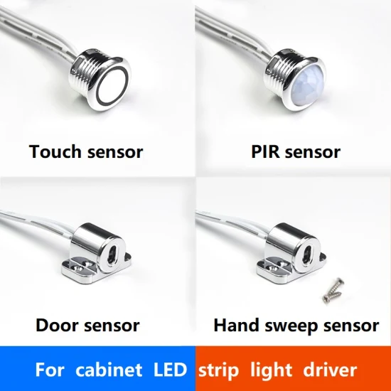 Power Factor 0.9 High Quality Sensor Control 60W 100W 150W 12V LED Cabinet Driver