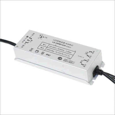 200W OEM ODM Dimmable Street Lighting Constant Current LED Drivers with Surge Protection